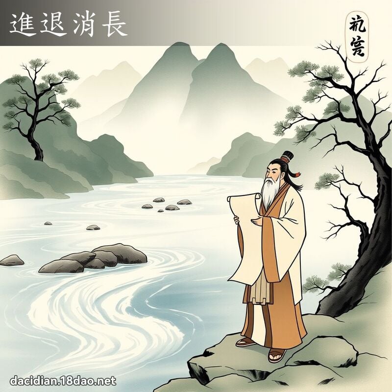 进退消长 配图