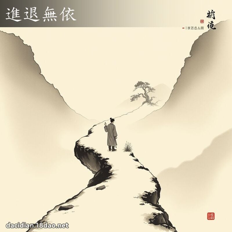 进退无依 配图