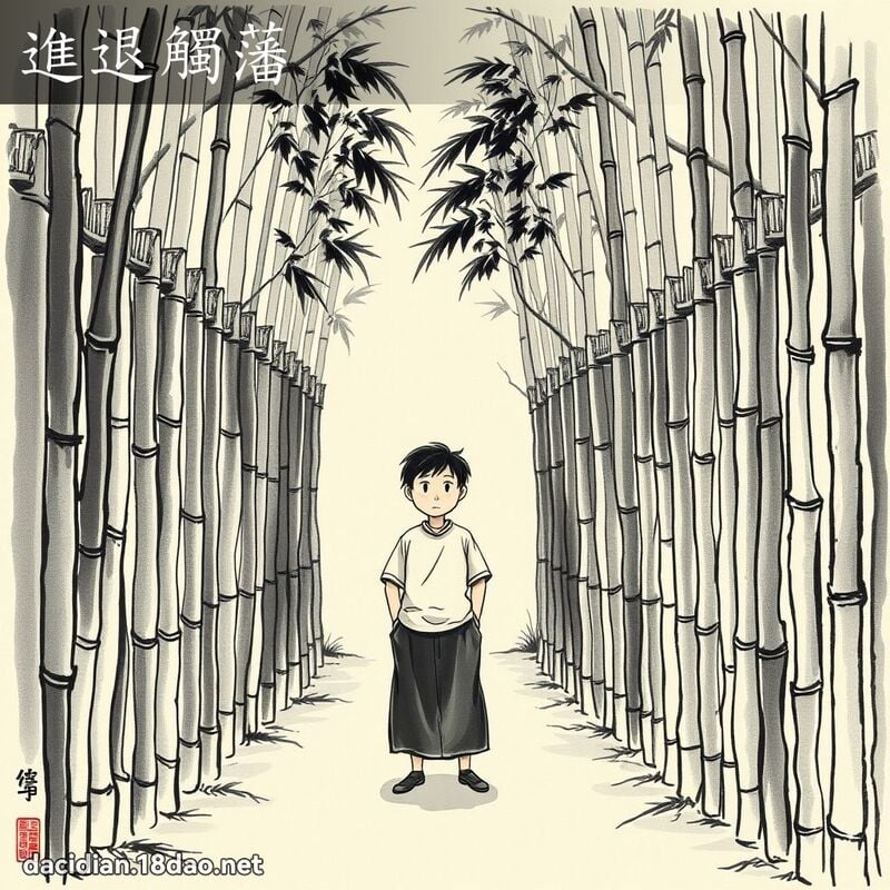 进退触藩 配图
