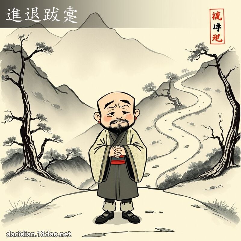 进退跋疐 配图