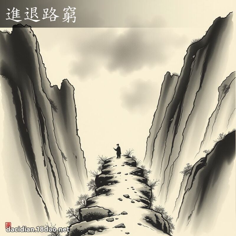 进退路穷 配图