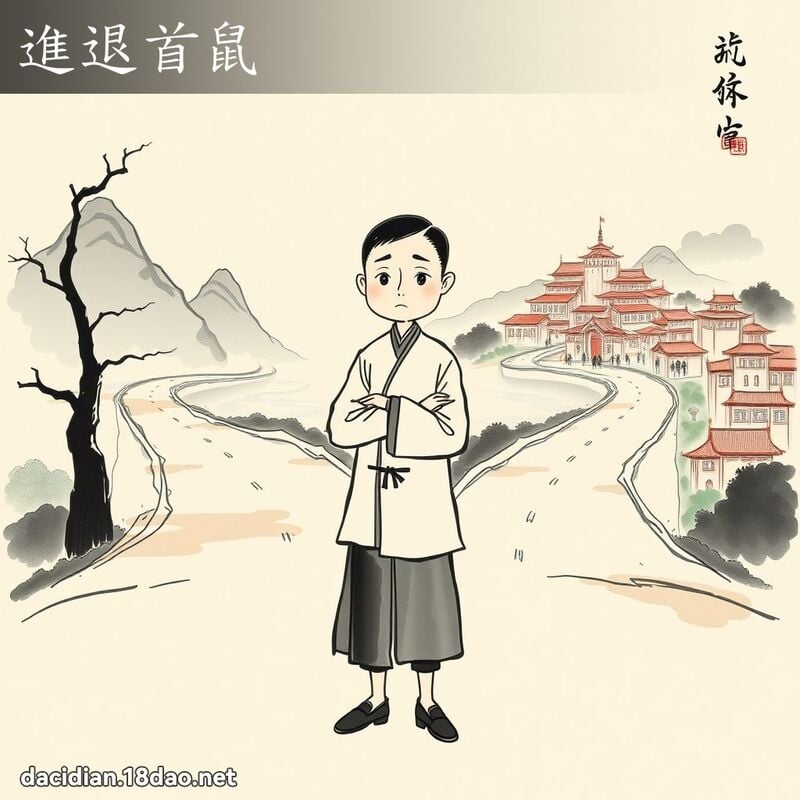 进退首鼠 配图