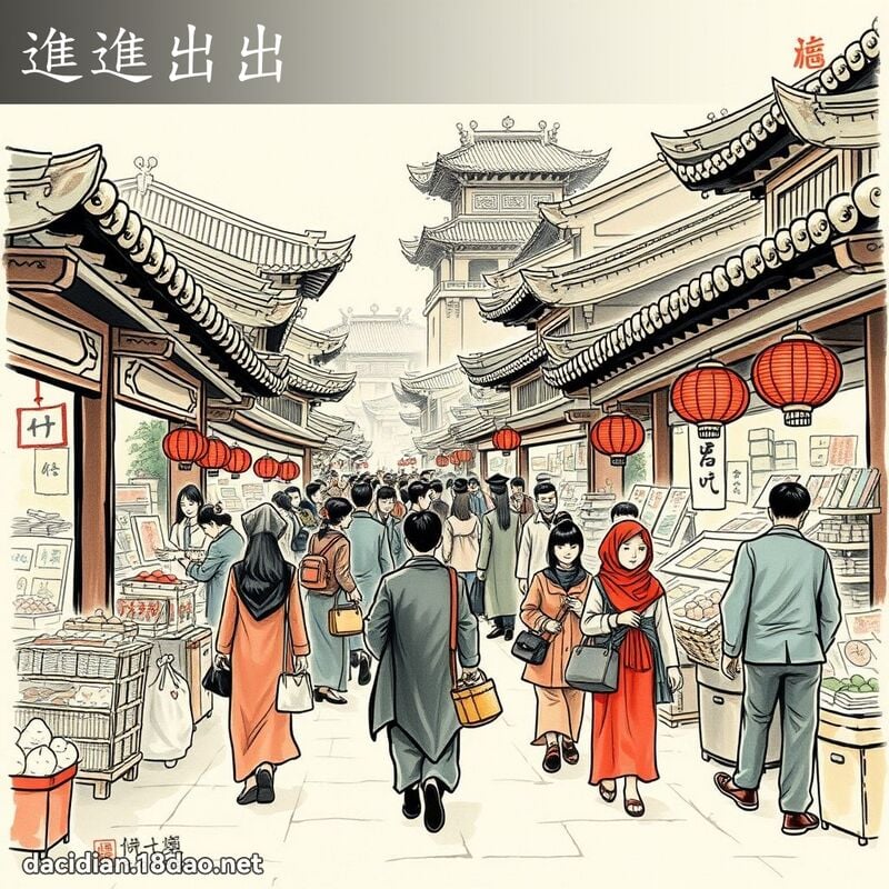 进进出出 配图