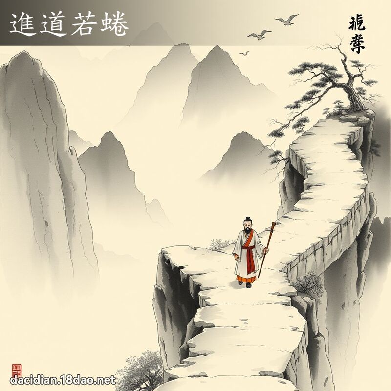 进道若蜷 配图