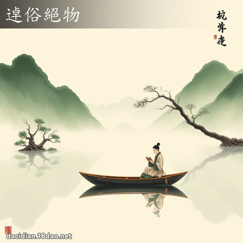 逴俗绝物 配图