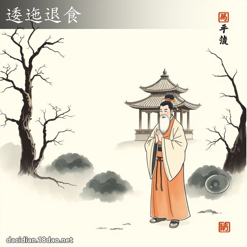 逶迤退食 配图
