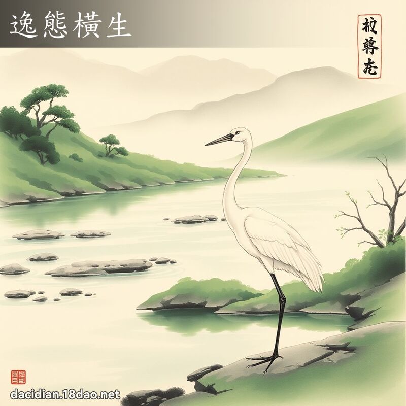 逸态横生 配图