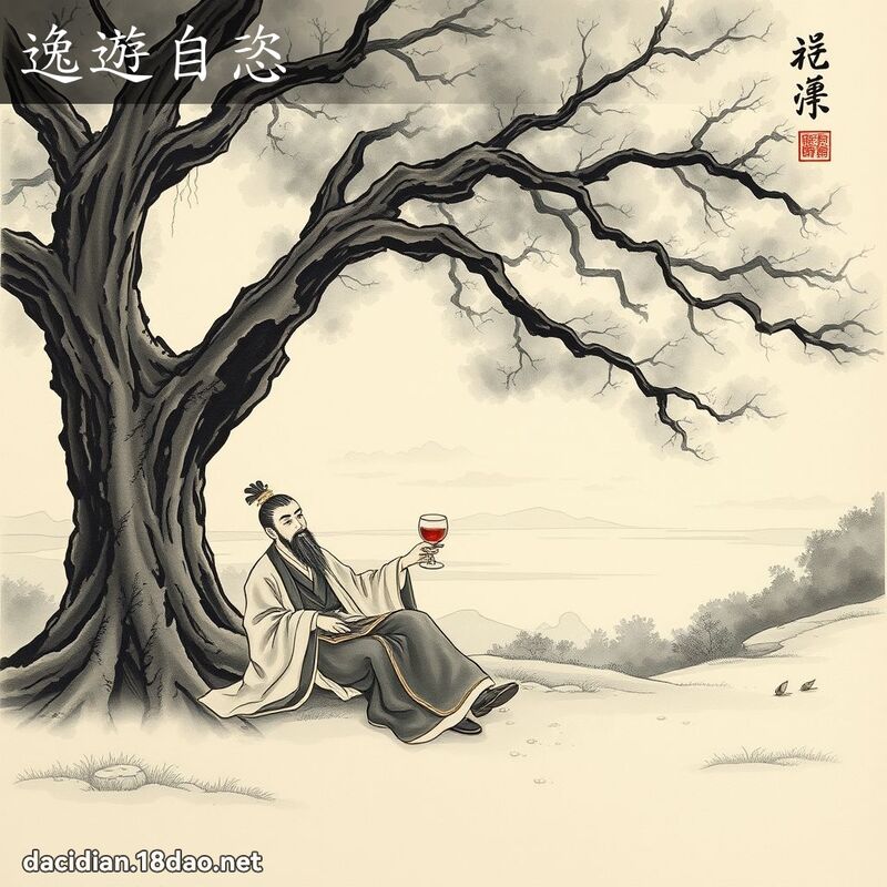 逸游自恣 配图