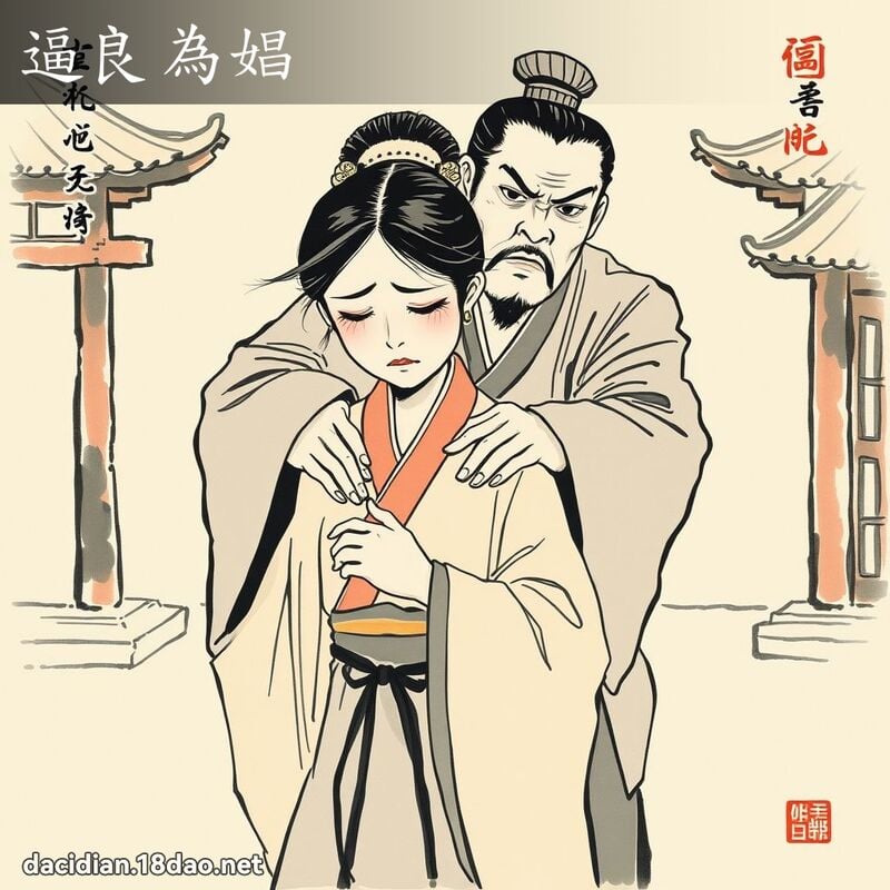 逼良為娼 配图
