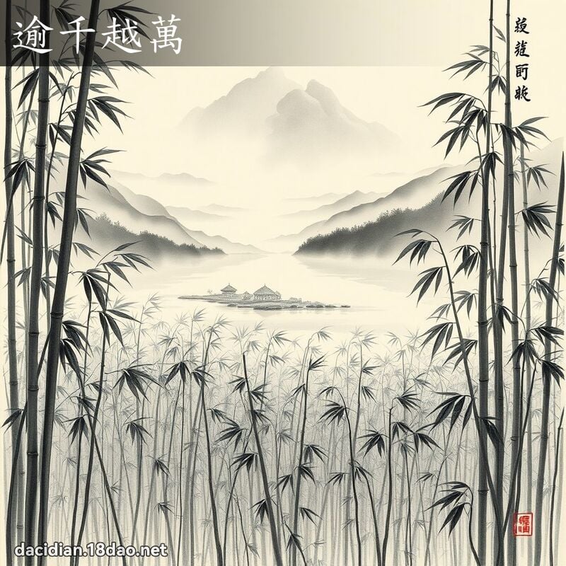 逾千越萬 配图