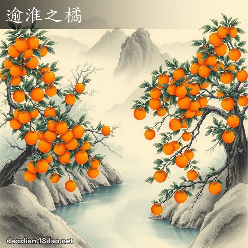 逾淮之橘 配图