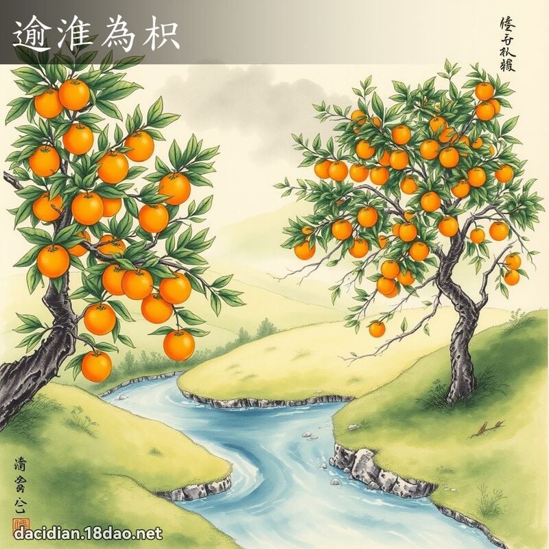 逾淮為枳 配图