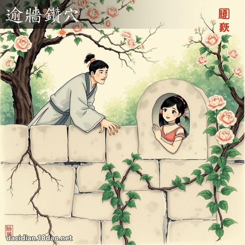 逾牆鑽穴 配图