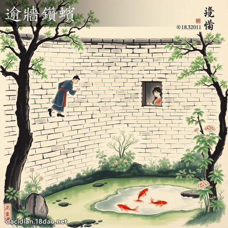 逾牆鑽蠙 配图