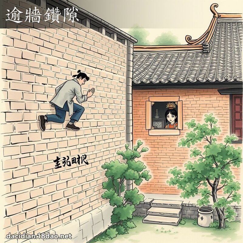 逾牆鑽隙 配图