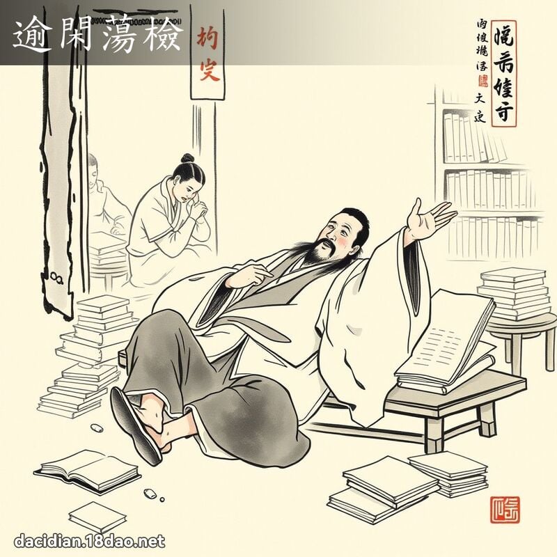 逾閑蕩檢 配图