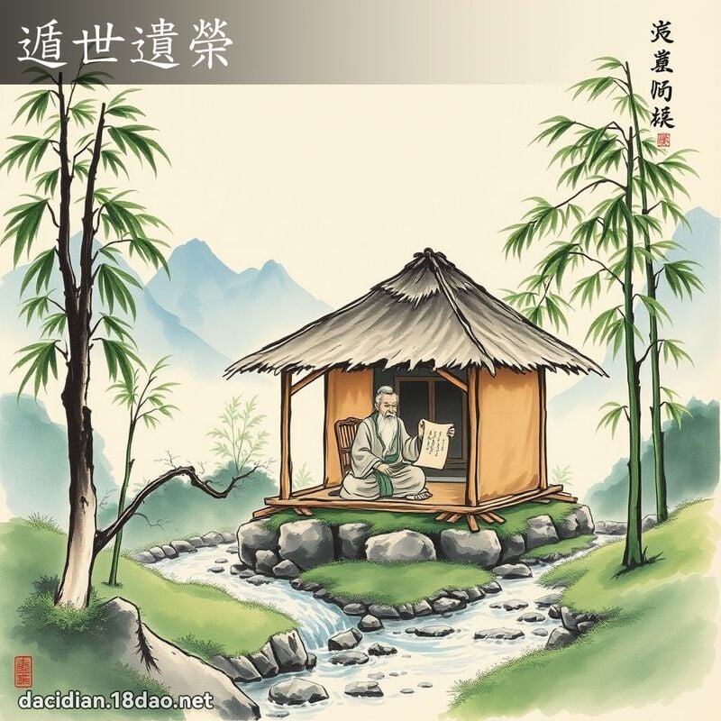遁世遺榮 配图