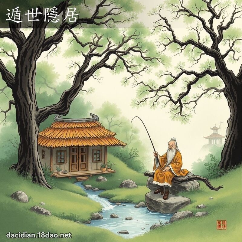 遁世隱居 配图