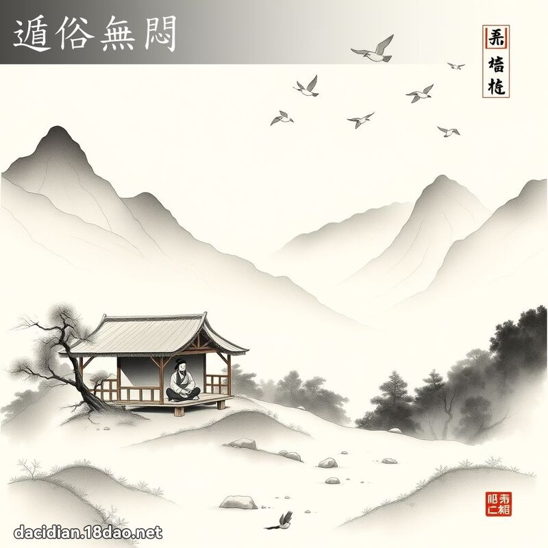 遁俗無悶 配图