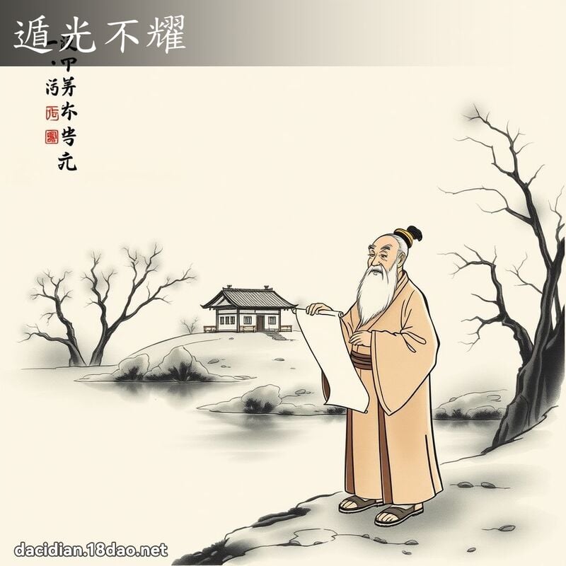 遁光不耀 配图
