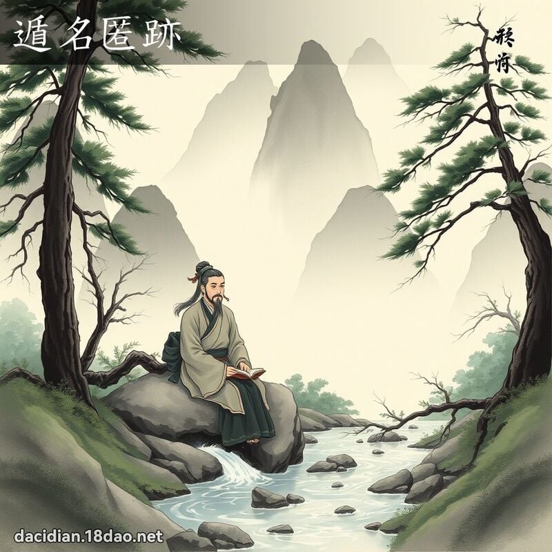 遁名匿跡 配图