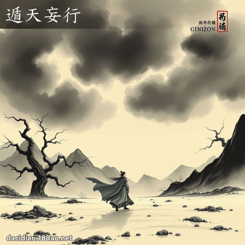 遁天妄行 配图