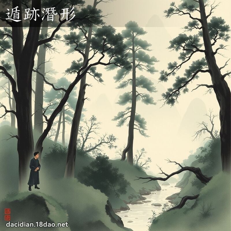 遁跡潛形 配图