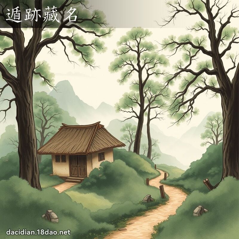 遁跡藏名 配图