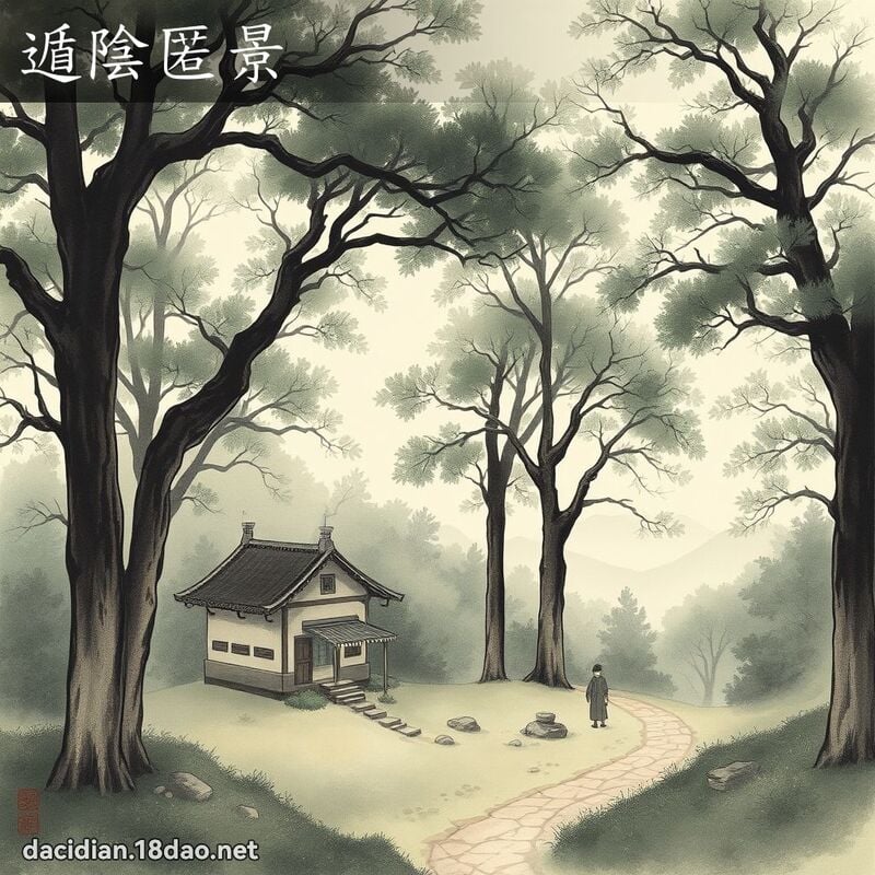 遁陰匿景 配图