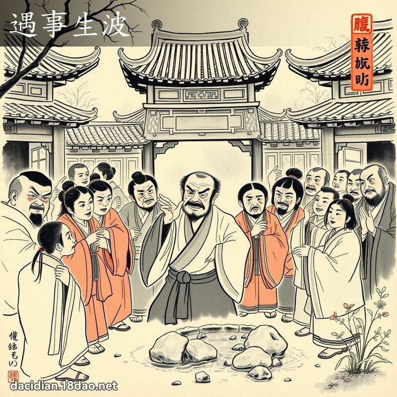 遇事生波 配图