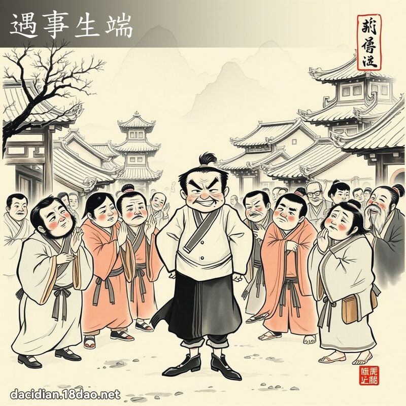 遇事生端 配图
