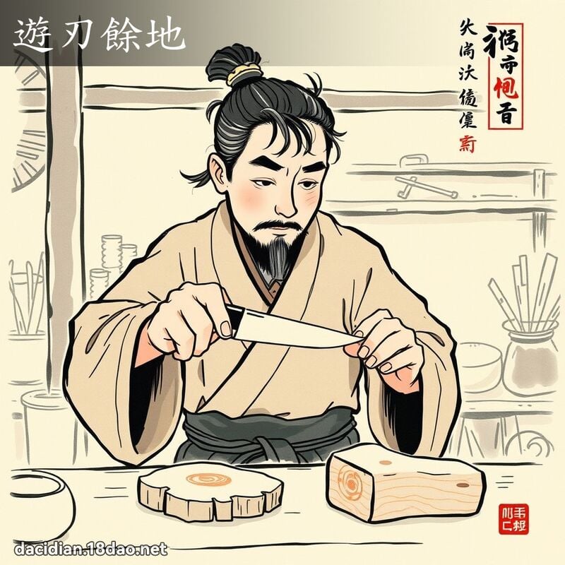 遊刃餘地 配图