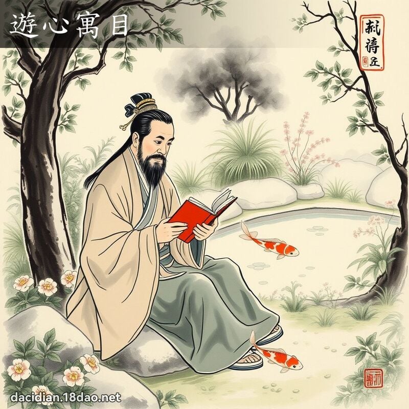 遊心寓目 配图