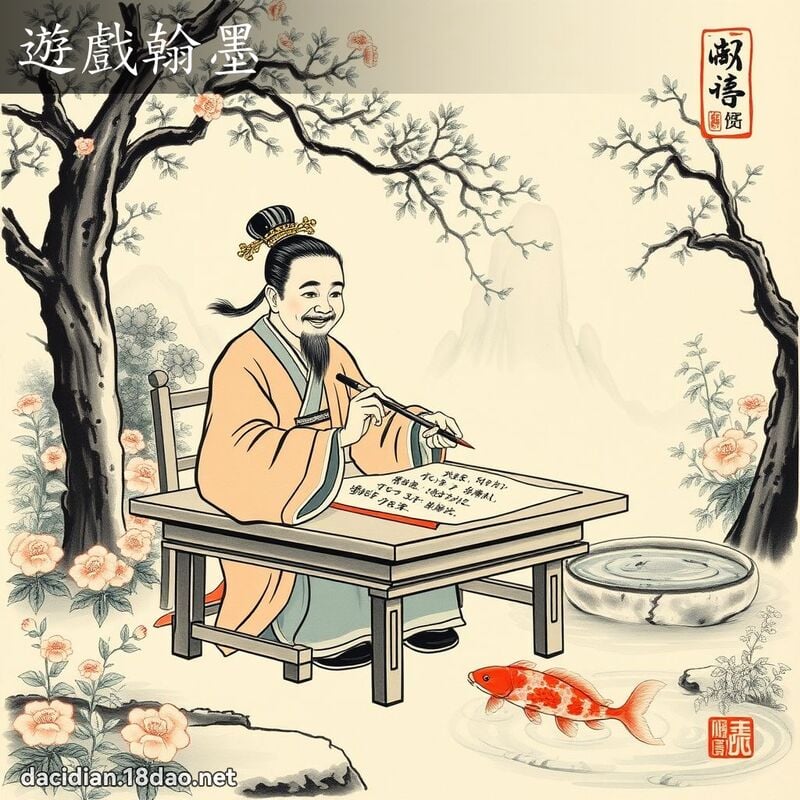 遊戲翰墨 配图