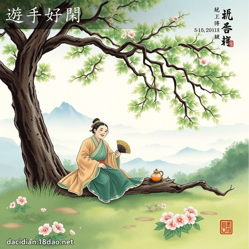 遊手好閑 配图