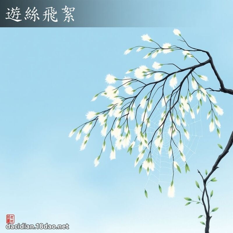 遊絲飛絮 配图