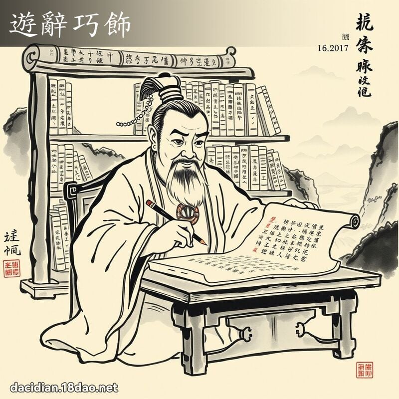 遊辭巧飾 配图