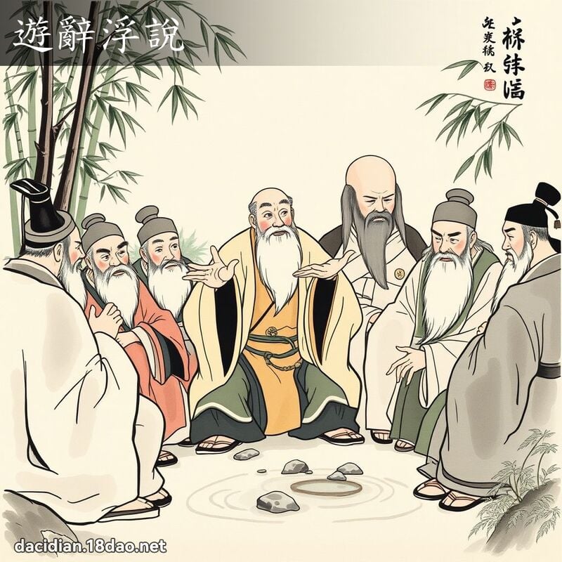 遊辭浮說 配图