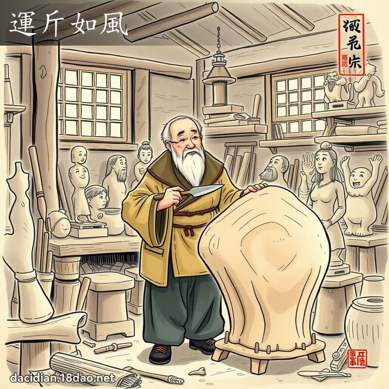 運斤如風 配图