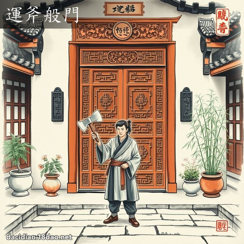 運斧般門 配图