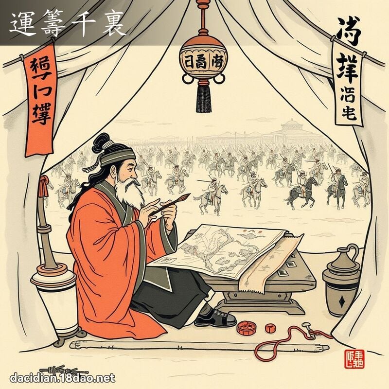運籌千裏 配图