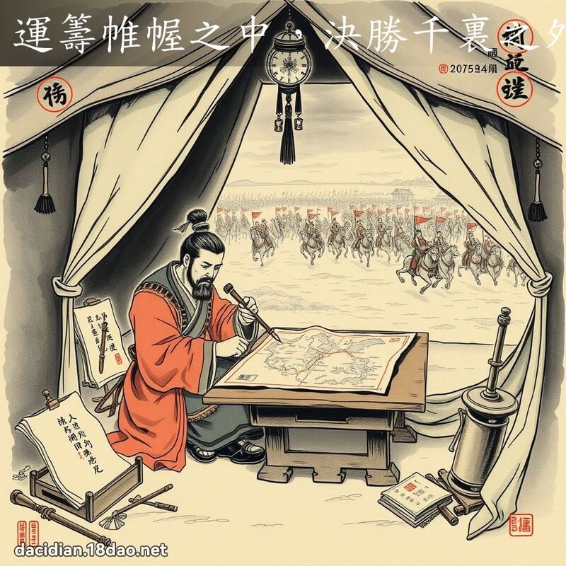 運籌帷幄之中,決勝千裏之外 配图