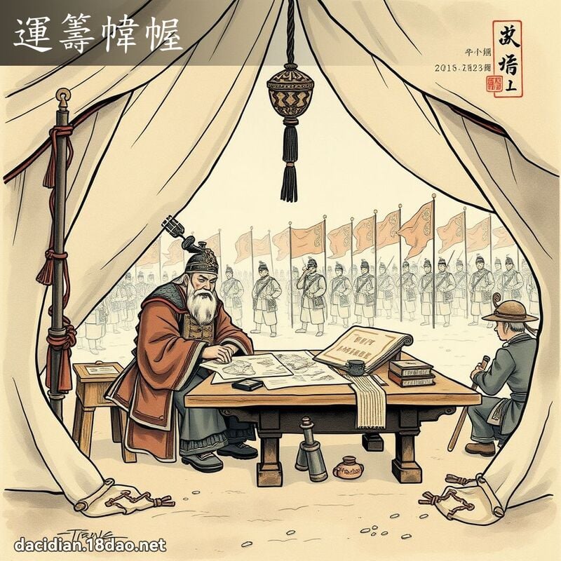 運籌幃幄 配图