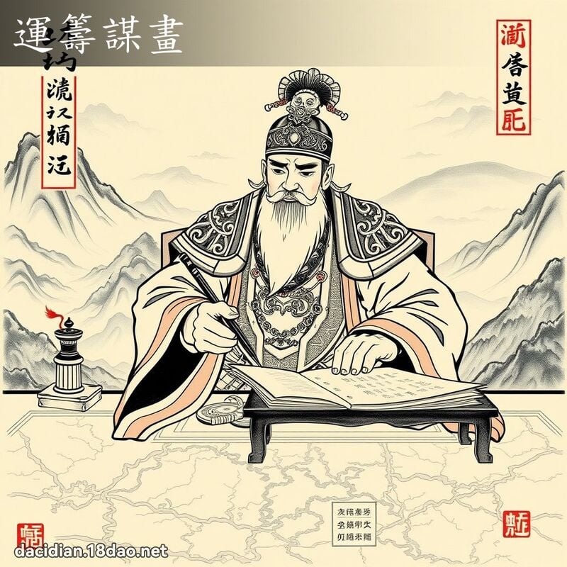 運籌謀畫 配图