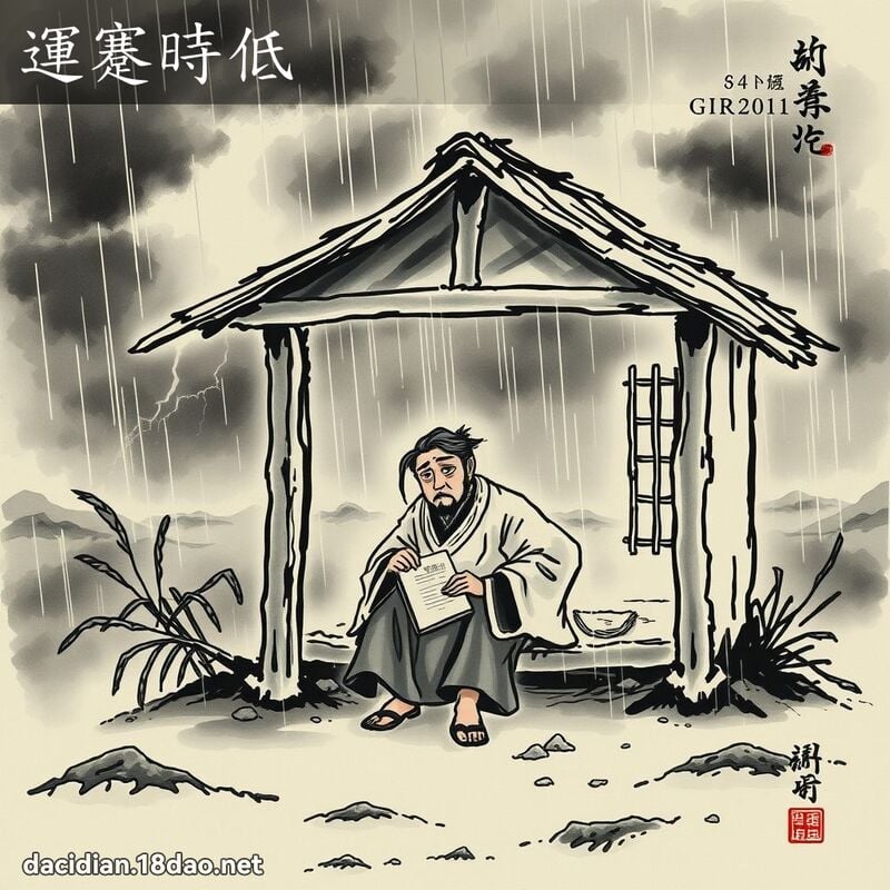 運蹇時低 配图