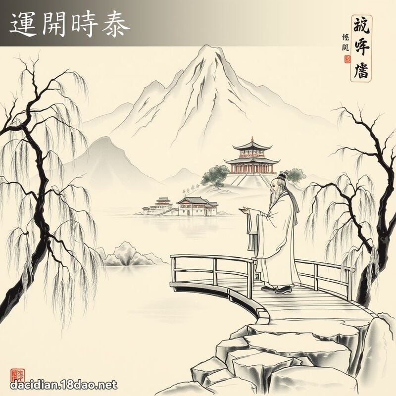 運開時泰 配图