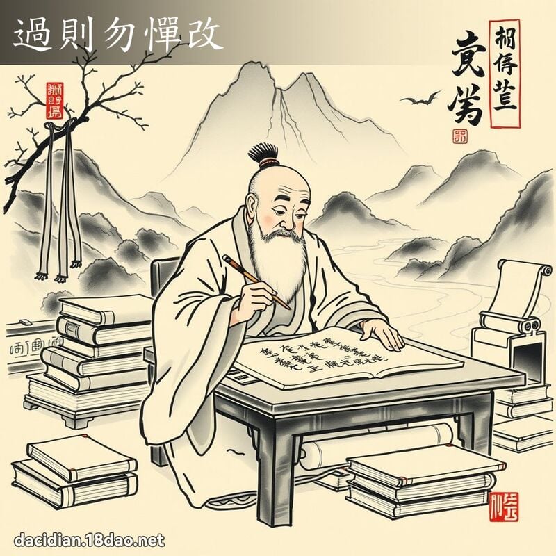 過則勿憚改 配图