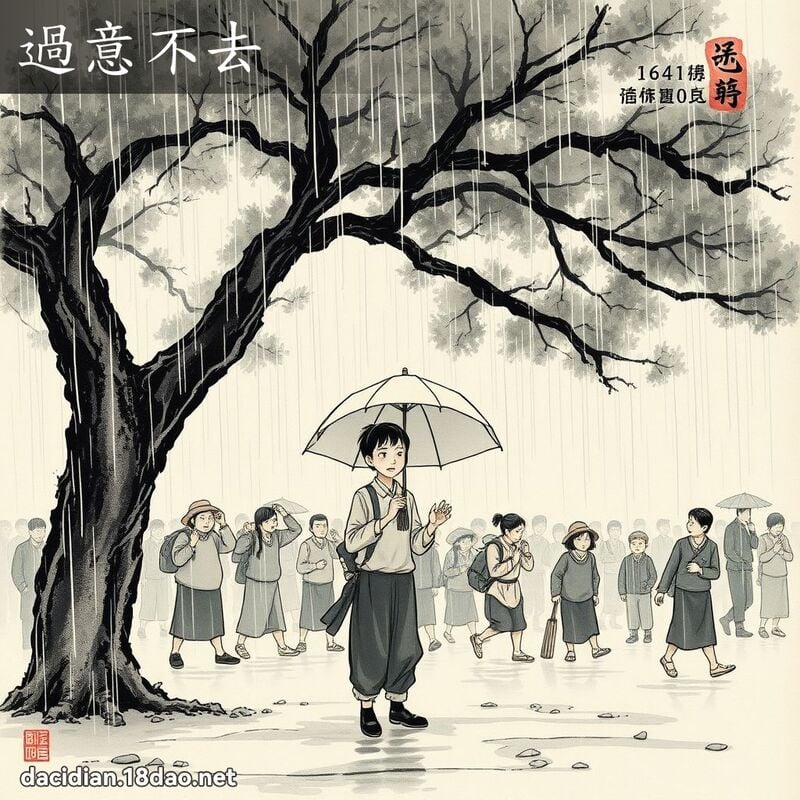 過意不去 配图