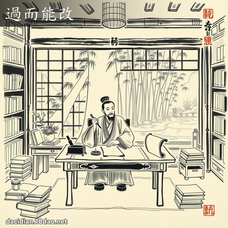 過而能改 配图