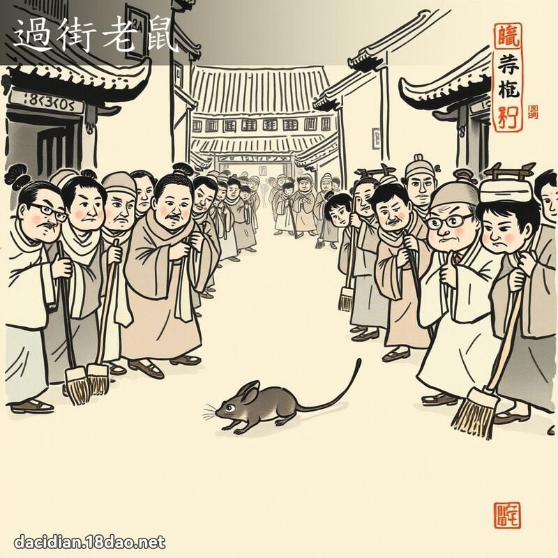 過街老鼠 配图